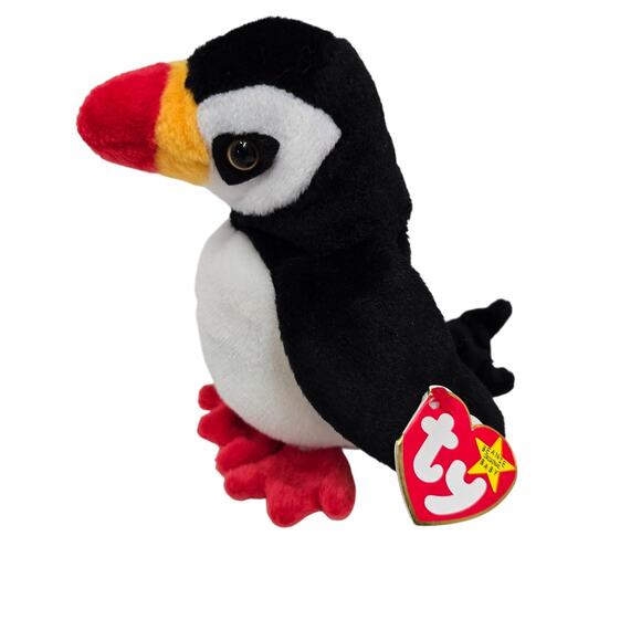 Vintage 1997 Puffer Penguin Ty Beanie Baby - Picture 3 of 5